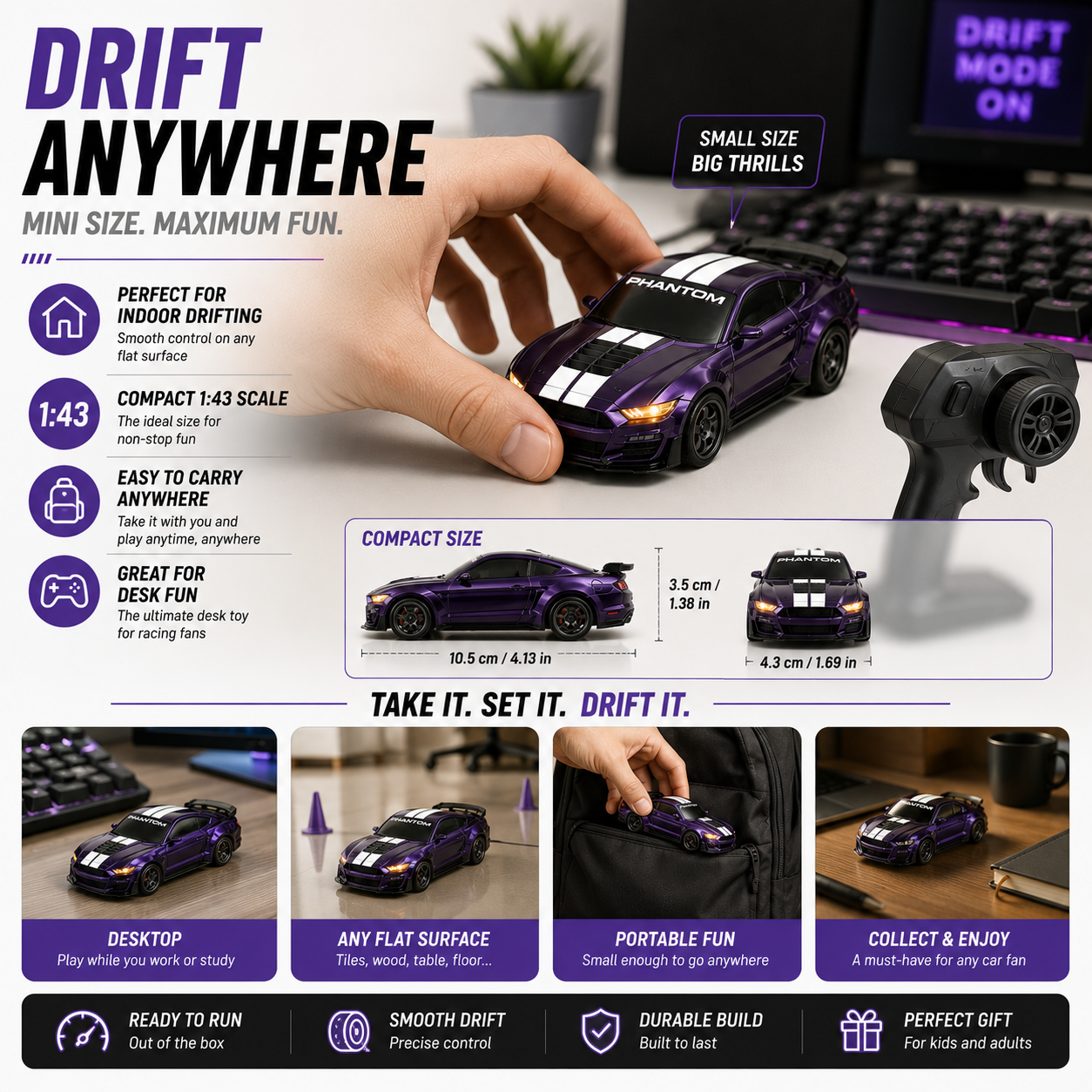 High-Speed RC Drift Car