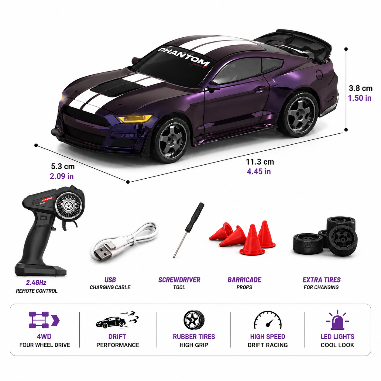 High-Speed RC Drift Car