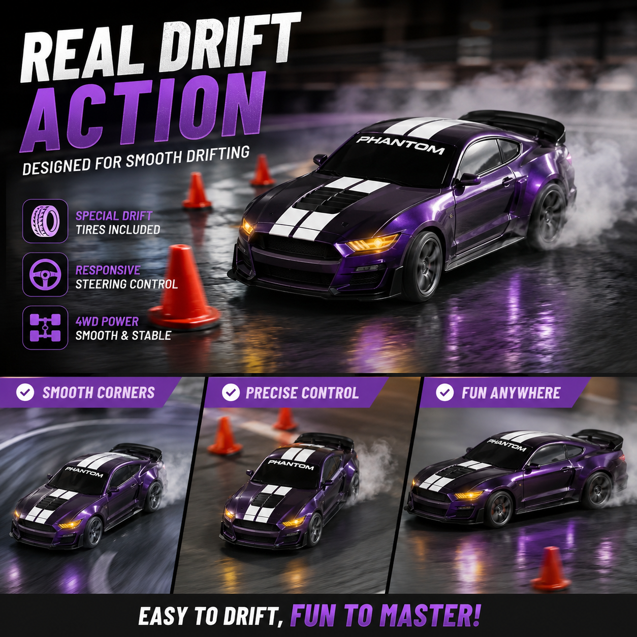 High-Speed RC Drift Car